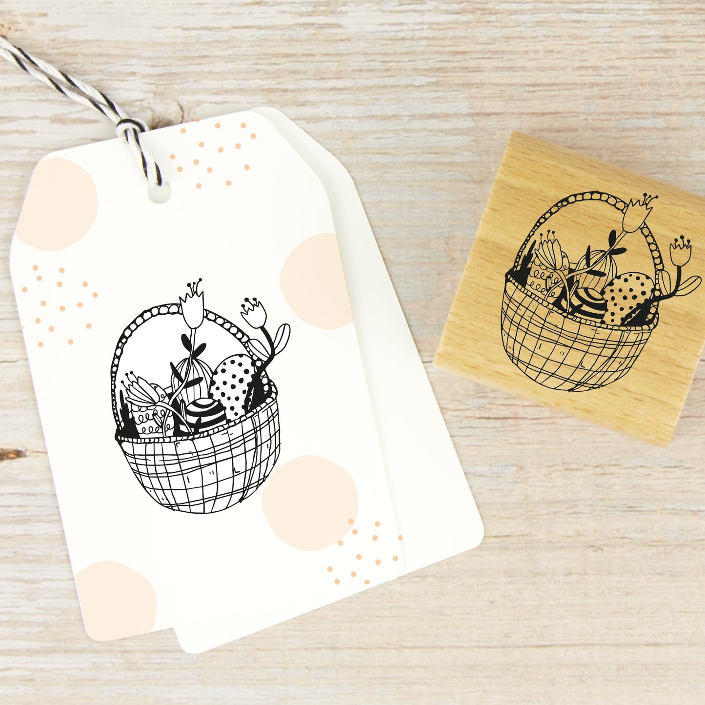 Osterstempel Osterkörbchen