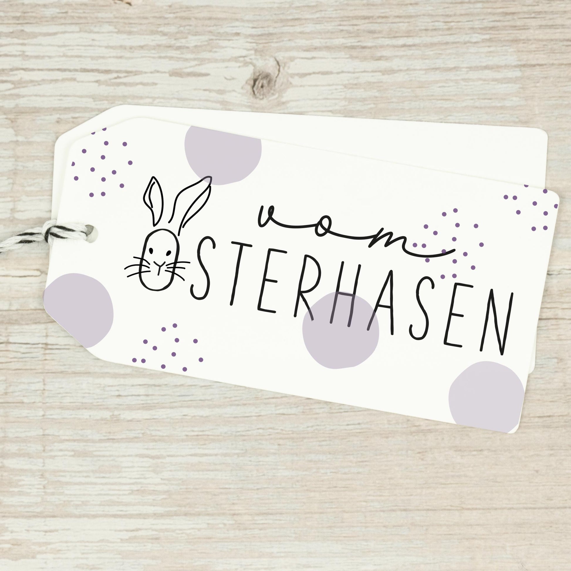 Osterstempel "vom Osterhasen"