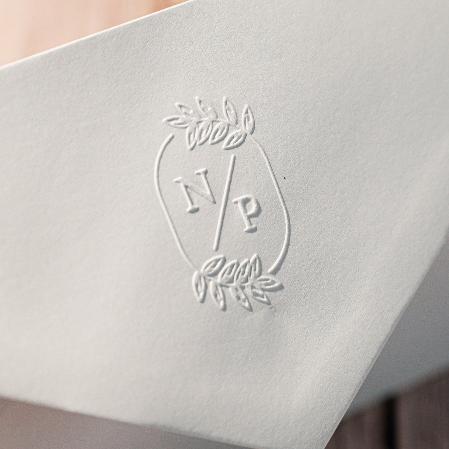 Prägestempel "Cannes" mit Initialen - IN LOVE WITH PAPER