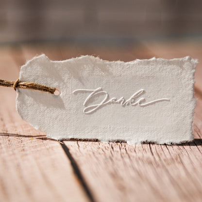 Prägestempel "Danke" - IN LOVE WITH PAPER