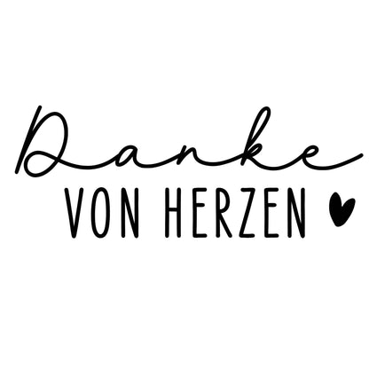 Prägestempel "Danke von Herzen" - IN LOVE WITH PAPER