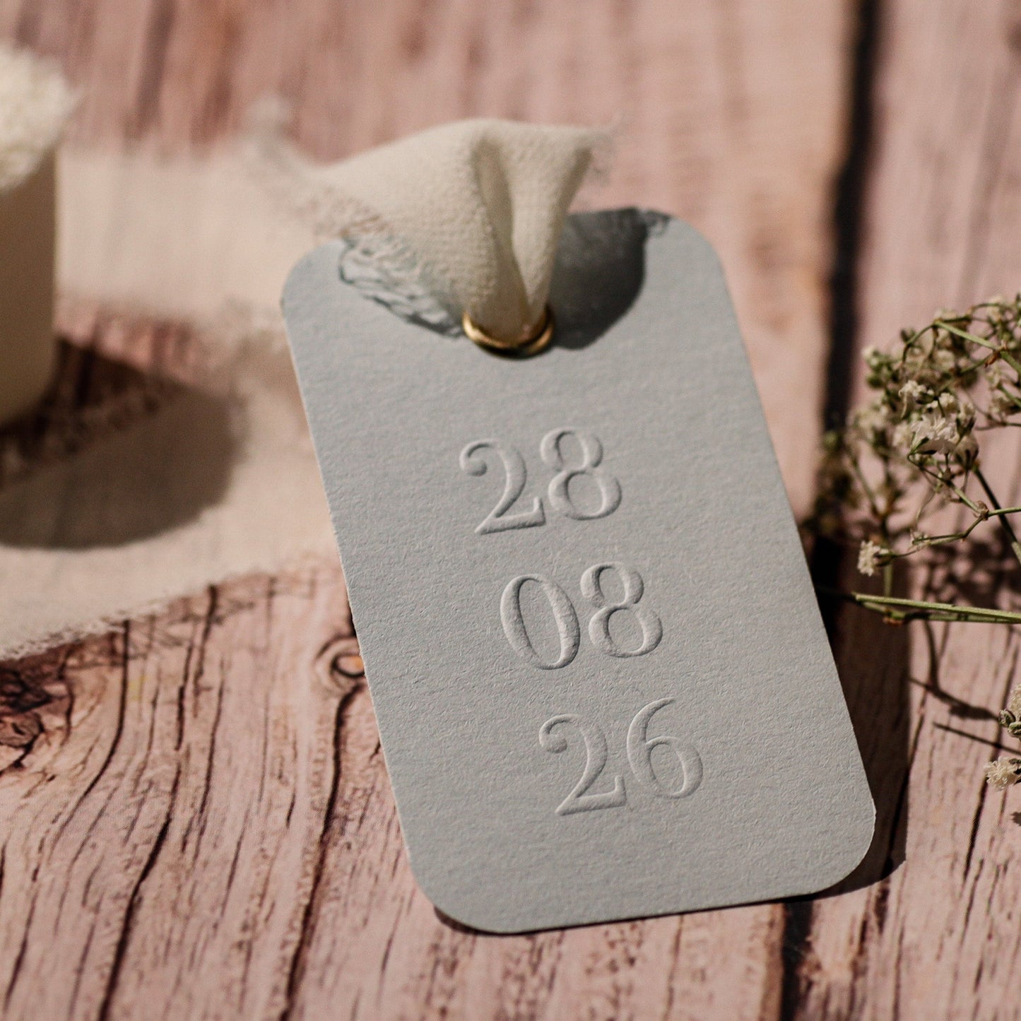 Prägestempel "Datum 1" - IN LOVE WITH PAPER