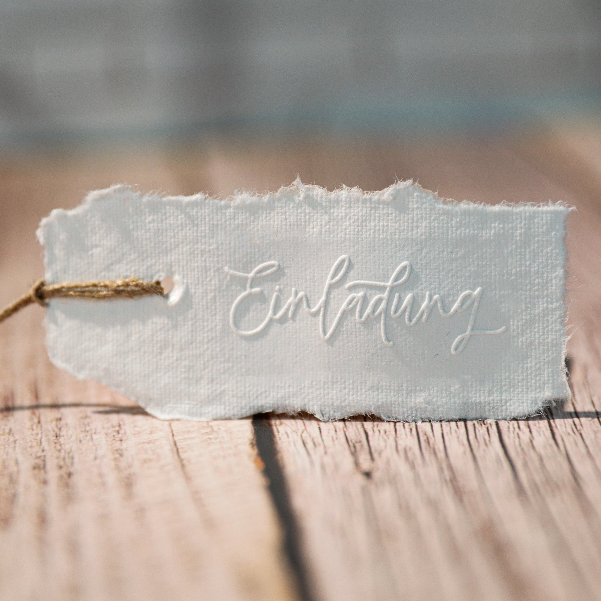 Prägestempel "Einladung" - IN LOVE WITH PAPER