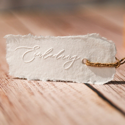 Prägestempel "Einladung" - IN LOVE WITH PAPER