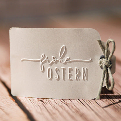 Prägestempel "Frohe Ostern" - IN LOVE WITH PAPER