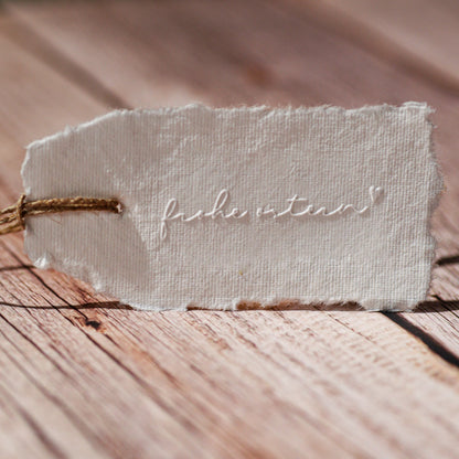Prägestempel "Frohe Ostern" mit Herzchen - IN LOVE WITH PAPER