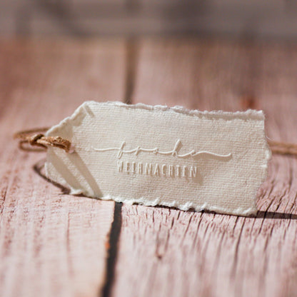 Prägestempel "frohe Weihnachten" - IN LOVE WITH PAPER