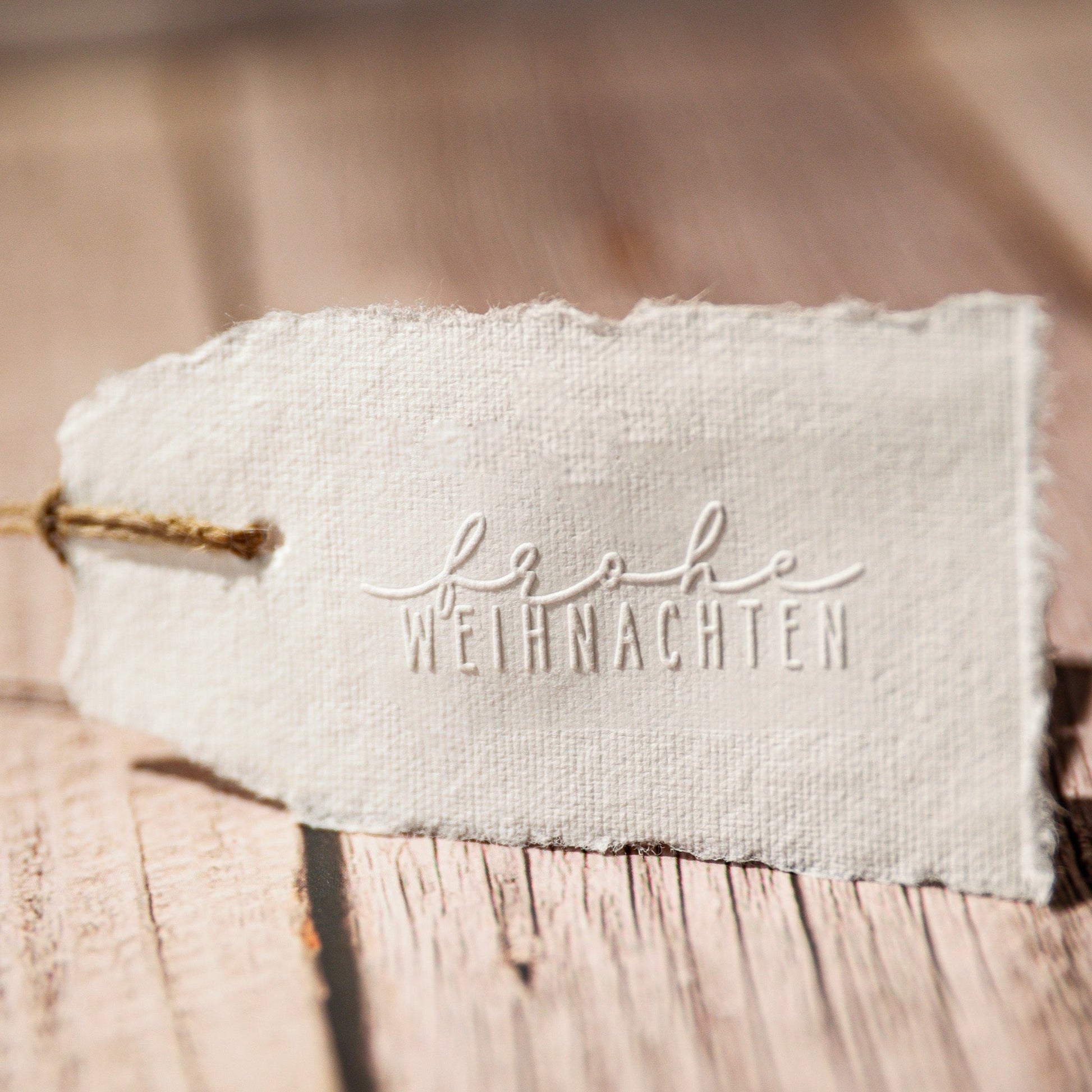 Prägestempel "Frohe Weihnachten" - IN LOVE WITH PAPER