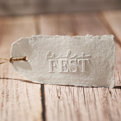 Prägestempel "Frohes Fest" - IN LOVE WITH PAPER