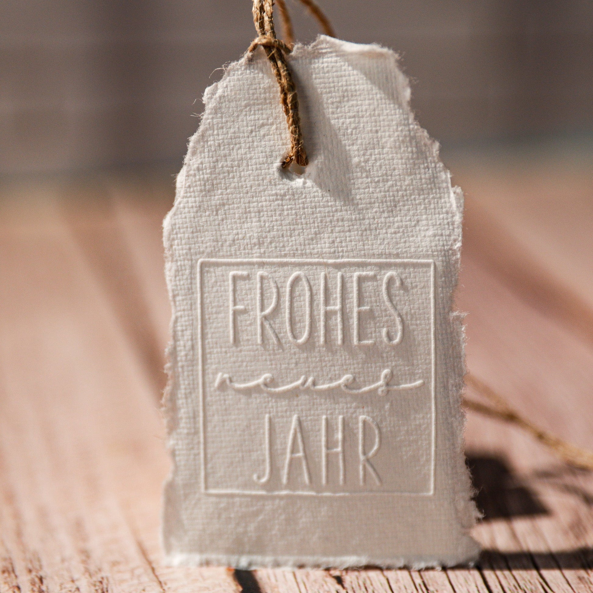 Prägestempel "Frohes neues Jahr" - IN LOVE WITH PAPER