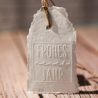 Prägestempel "Frohes neues Jahr" - IN LOVE WITH PAPER