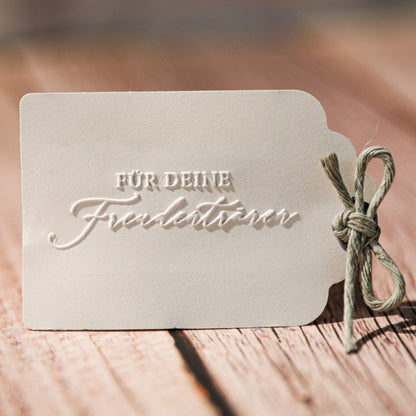 Prägestempel "Für deine Freudentränen" - IN LOVE WITH PAPER