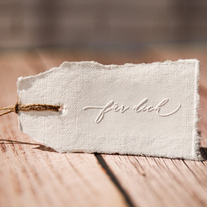 Prägestempel "für dich" - IN LOVE WITH PAPER
