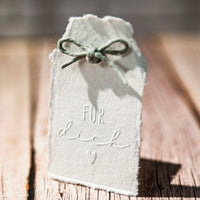 Prägestempel "Für Dich" mit Herz - IN LOVE WITH PAPER