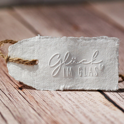 Prägestempel "Glück im Glas" - IN LOVE WITH PAPER