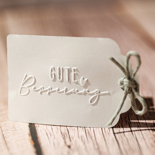 Prägestempel "Gute Besserung" - IN LOVE WITH PAPER