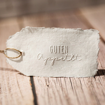 Prägestempel "Guten Appetit" - IN LOVE WITH PAPER