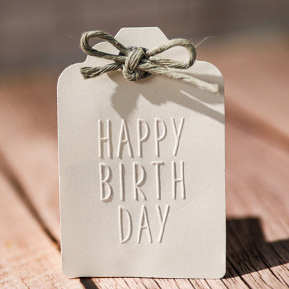 Prägestempel "Happy Birthday" - IN LOVE WITH PAPER