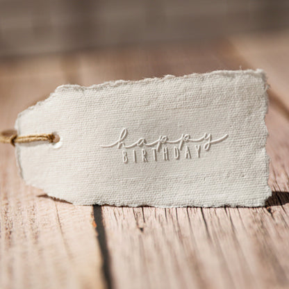 Prägestempel "Happy Birthday" - IN LOVE WITH PAPER