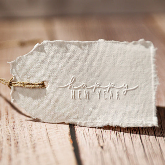 Prägestempel "Happy new year" - IN LOVE WITH PAPER