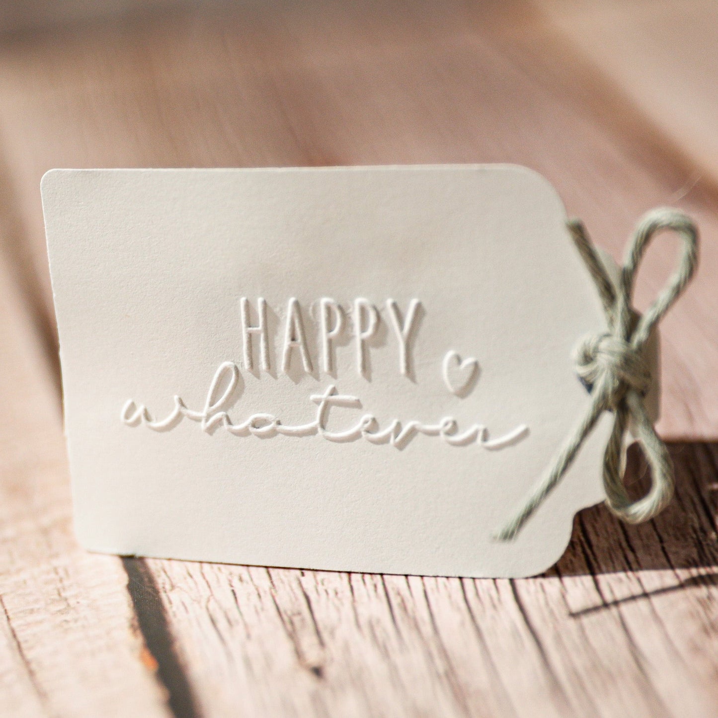 Prägestempel "Happy whatever" - IN LOVE WITH PAPER