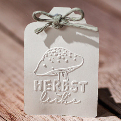 Prägestempel "Herbstliebe" - IN LOVE WITH PAPER