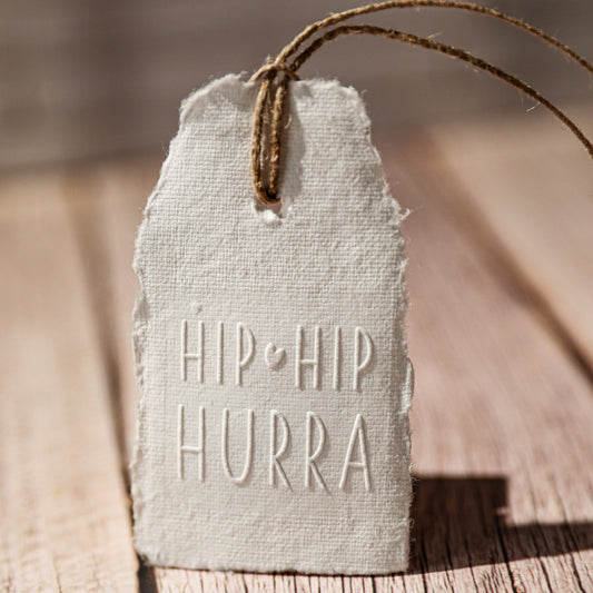 Prägestempel "HIP HIP HURRA" - IN LOVE WITH PAPER
