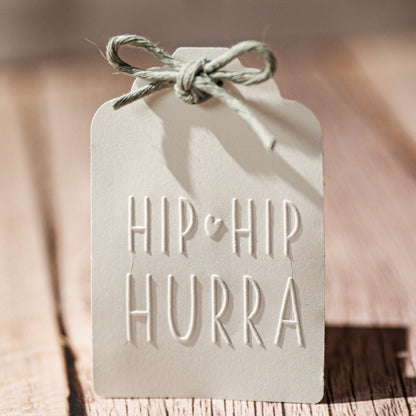 Prägestempel "HIP HIP HURRA" - IN LOVE WITH PAPER