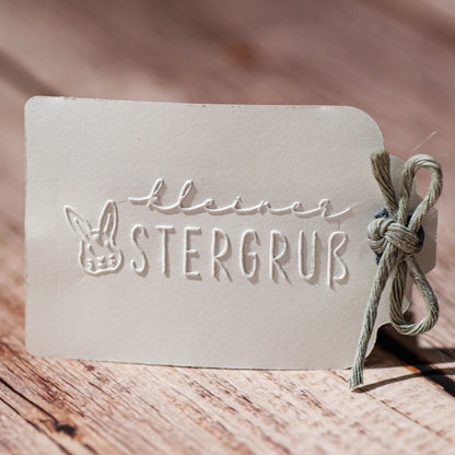 Prägestempel "kleiner Ostergruß" - IN LOVE WITH PAPER