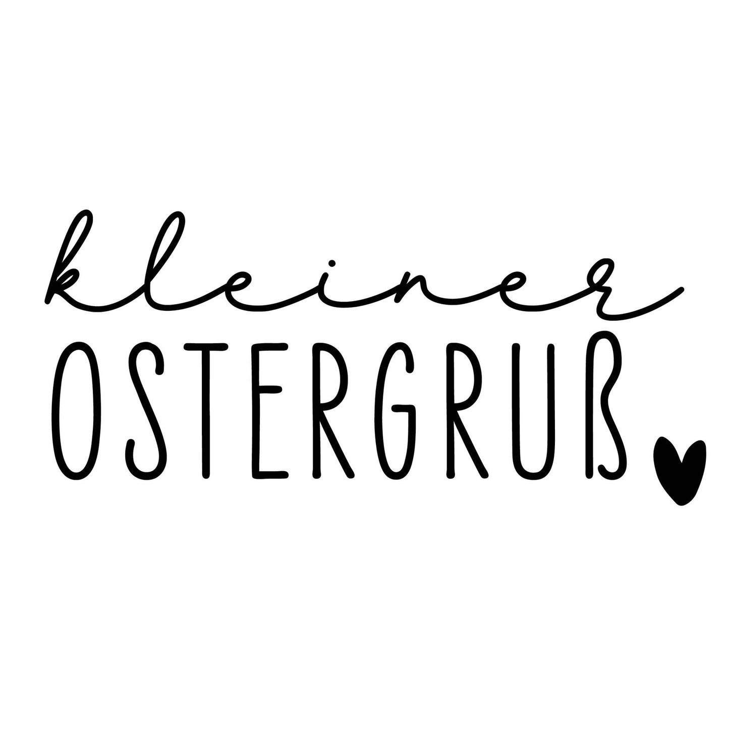 Prägestempel "Kleiner Ostergruß" mit Herz - IN LOVE WITH PAPER