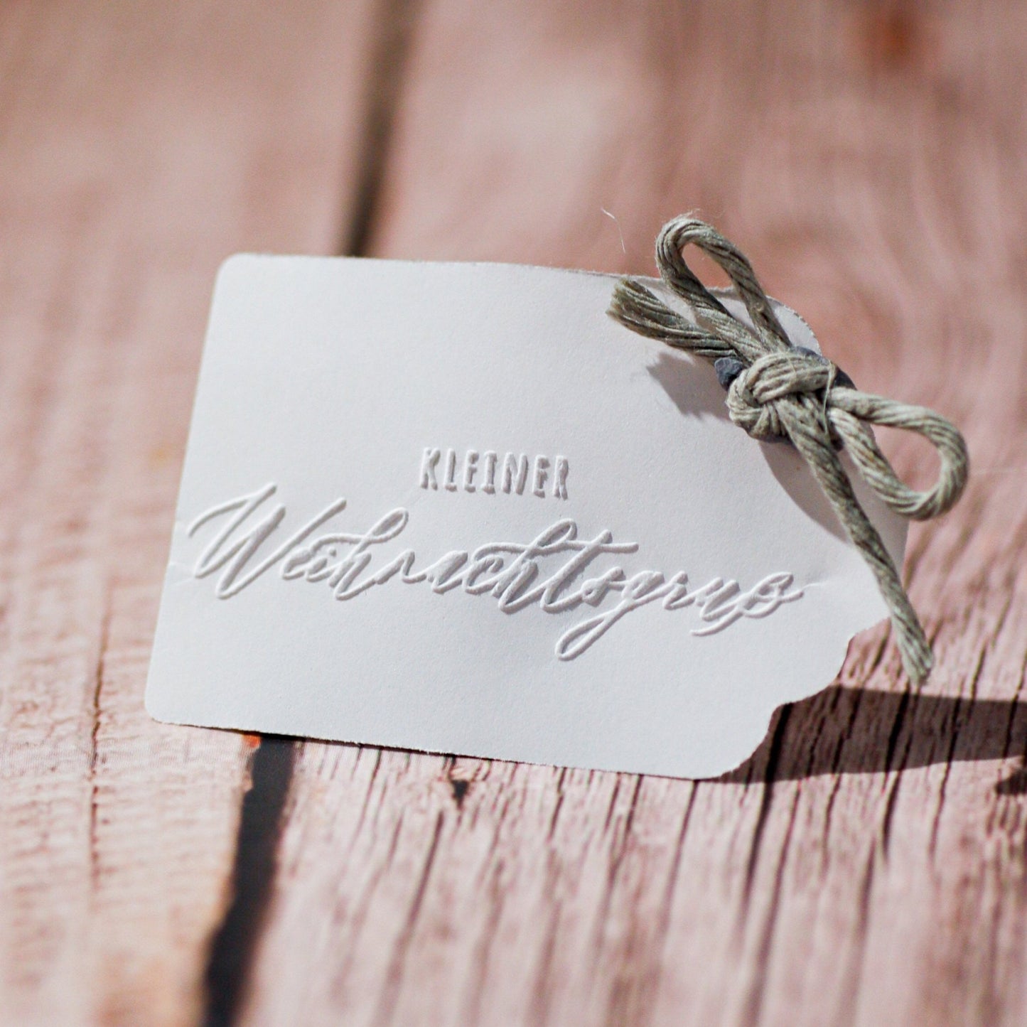 Prägestempel "Kleiner Weihnachtsgruß" - IN LOVE WITH PAPER