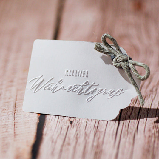 Prägestempel "Kleiner Weihnachtsgruß" - IN LOVE WITH PAPER