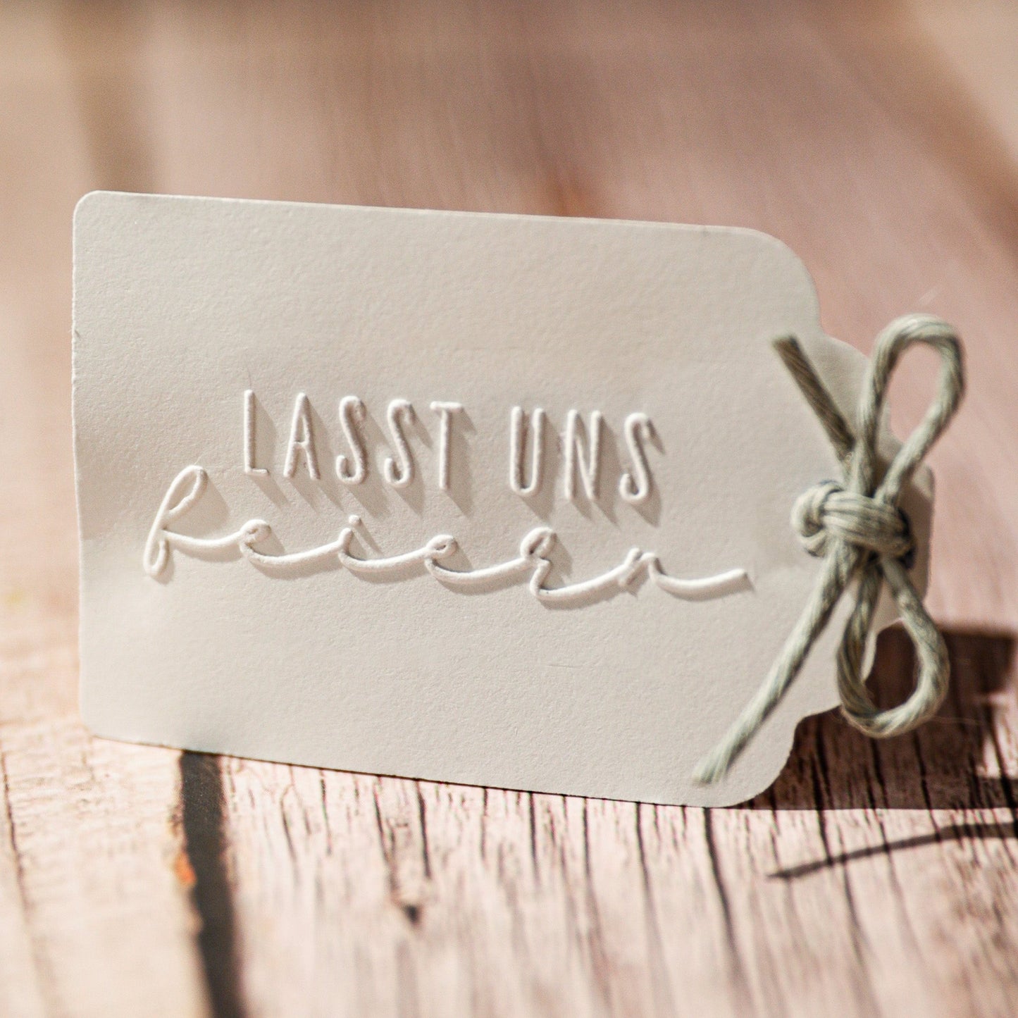 Prägestempel "Lasst uns feiern" - IN LOVE WITH PAPER