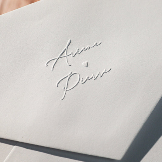 Prägestempel „Lugano" - IN LOVE WITH PAPER