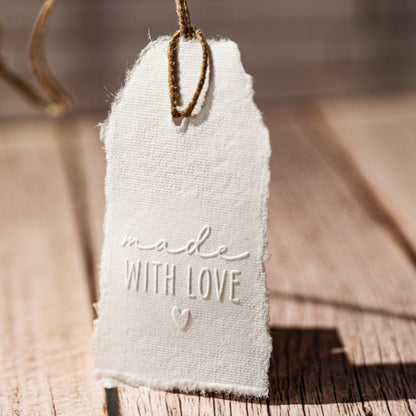 Prägestempel "Made with love" - IN LOVE WITH PAPER