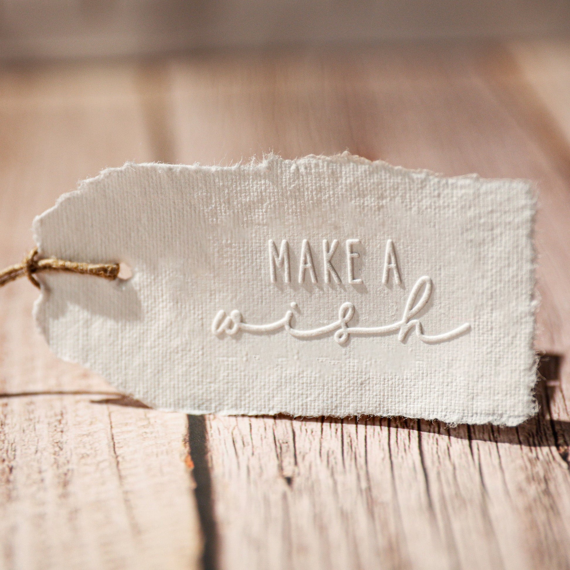 Prägestempel "Make a wish" - IN LOVE WITH PAPER