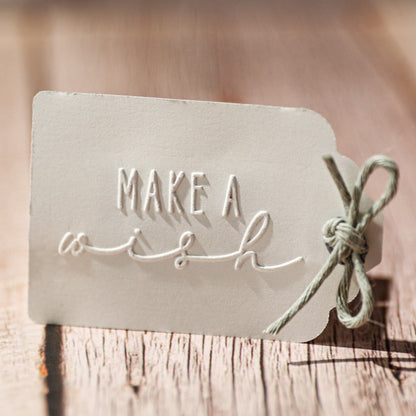 Prägestempel "Make a wish" - IN LOVE WITH PAPER