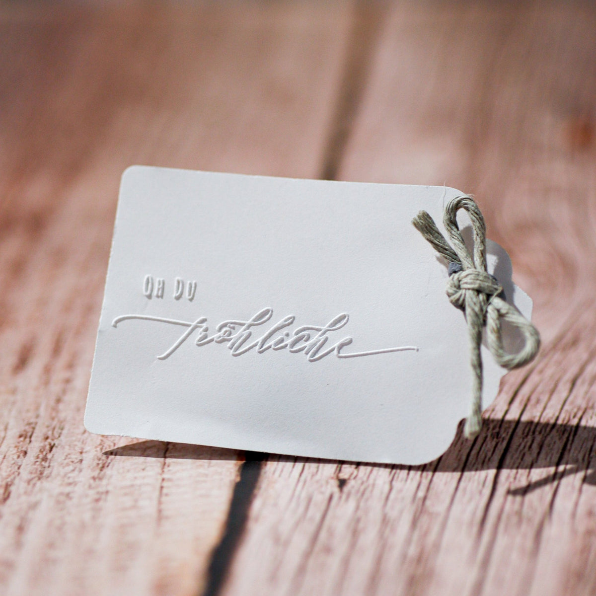 Prägestempel "Oh Du Fröhliche" - IN LOVE WITH PAPER