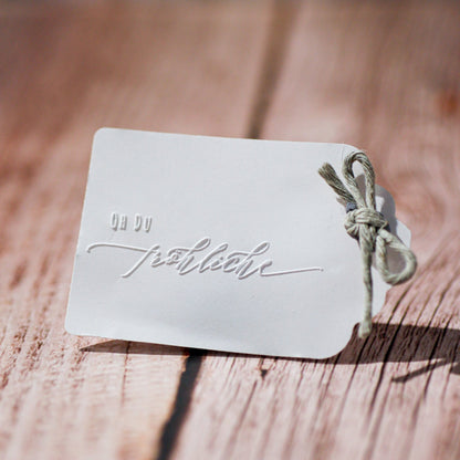Prägestempel "Oh Du Fröhliche" - IN LOVE WITH PAPER