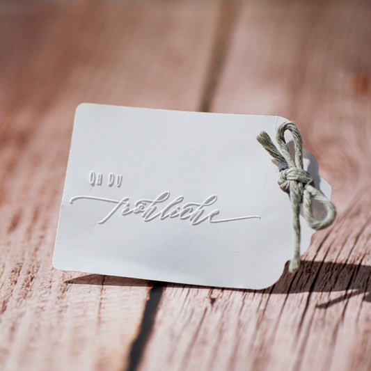 Prägestempel "Oh Du Fröhliche" - IN LOVE WITH PAPER