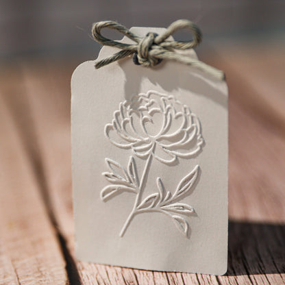 Prägestempel "Pfingstrose" - IN LOVE WITH PAPER