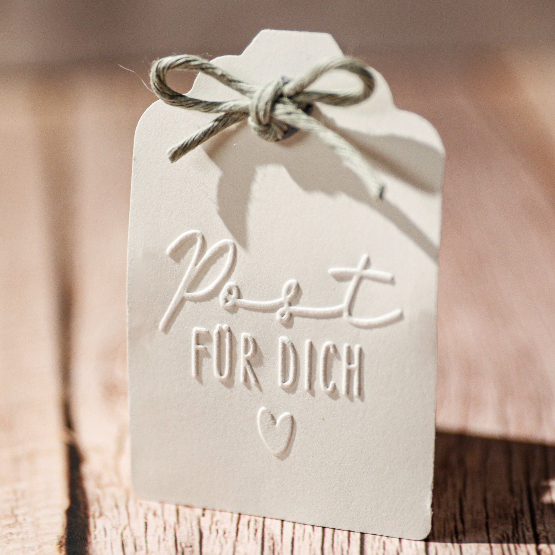 Prägestempel "Post für dich" - IN LOVE WITH PAPER