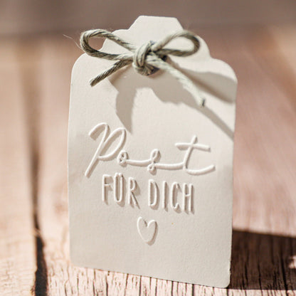 Prägestempel "Post für dich" - IN LOVE WITH PAPER
