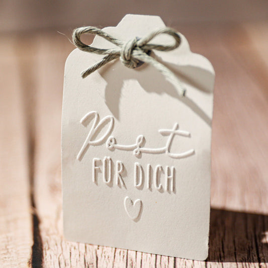 Prägestempel "Post für dich" - IN LOVE WITH PAPER