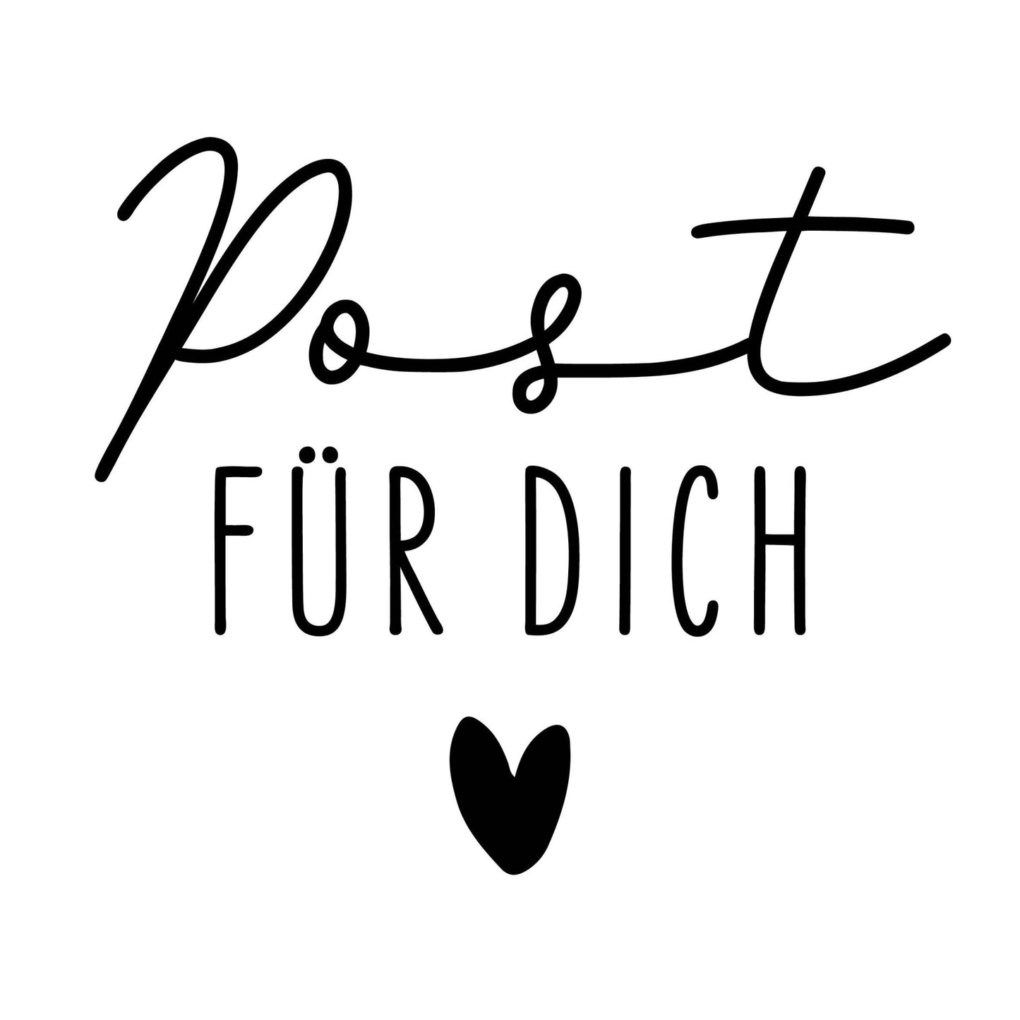 Prägestempel "Post für dich" - IN LOVE WITH PAPER