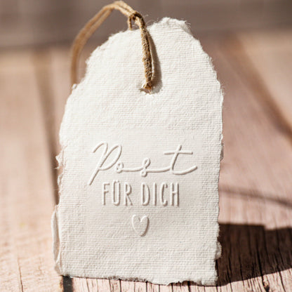 Prägestempel "Post für dich" - IN LOVE WITH PAPER