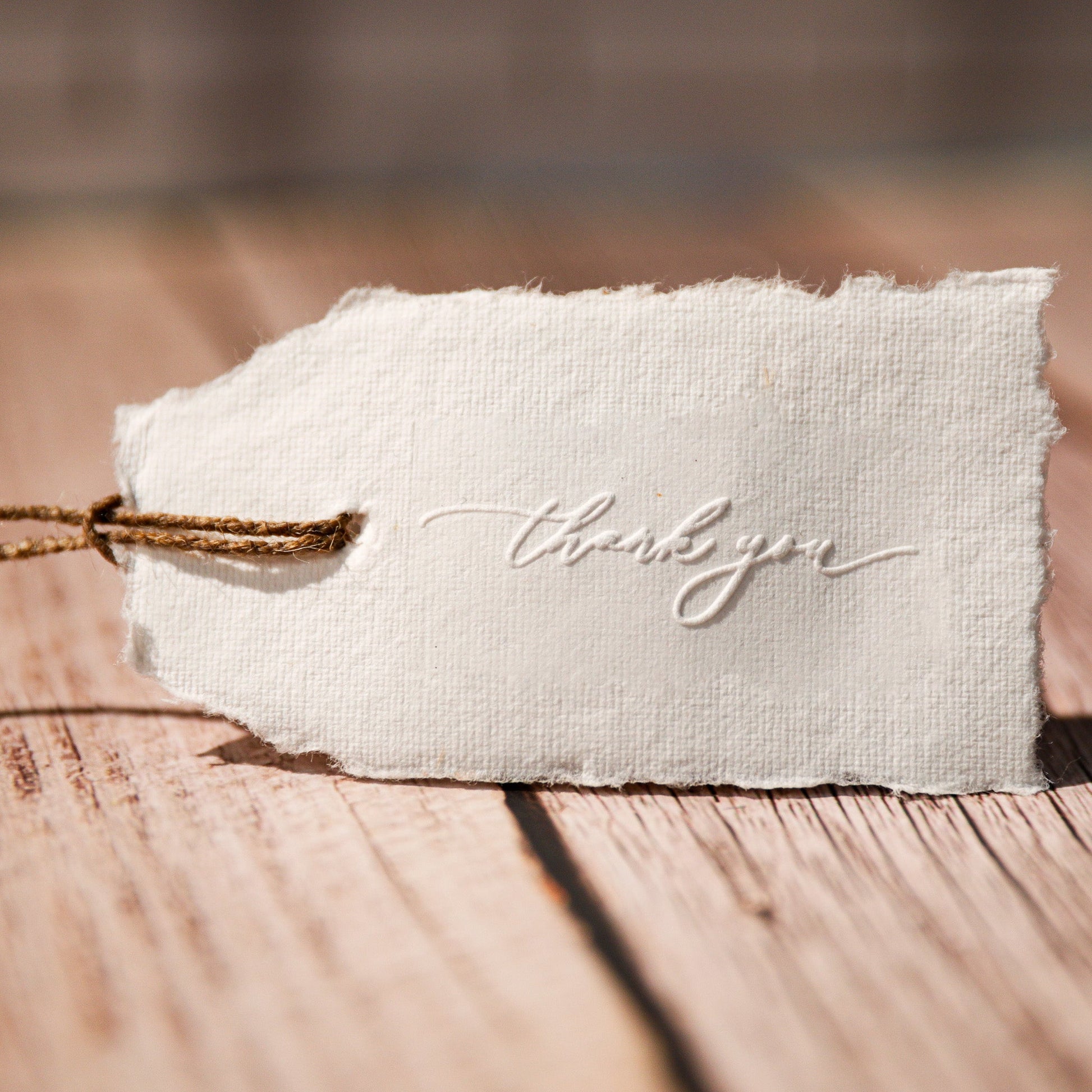 Prägestempel "thank you" - IN LOVE WITH PAPER
