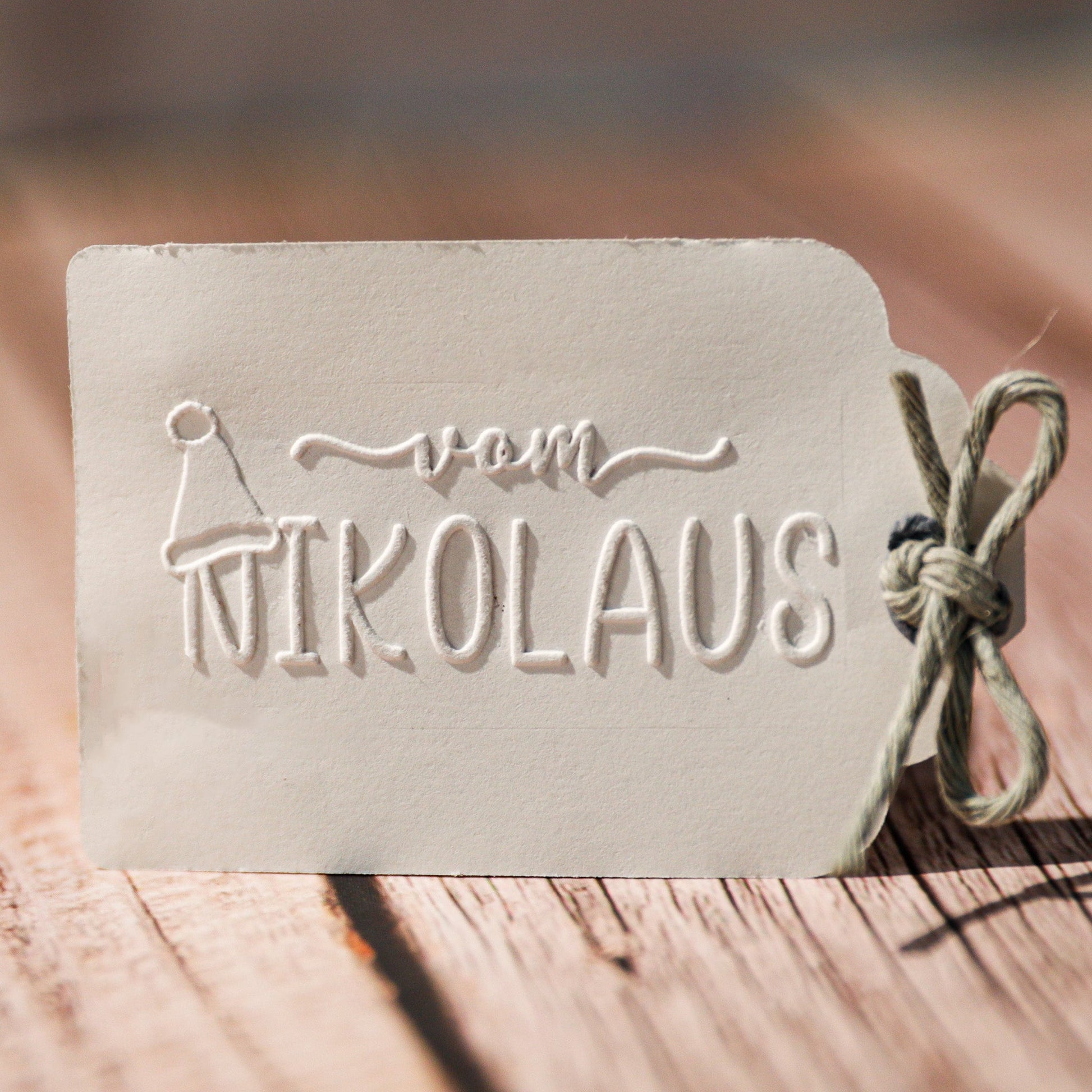 Prägestempel "Vom Nikolaus" - IN LOVE WITH PAPER