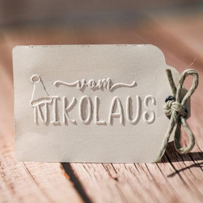Prägestempel "Vom Nikolaus" - IN LOVE WITH PAPER