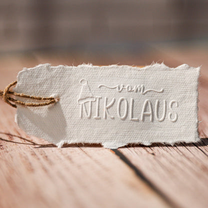 Prägestempel "Vom Nikolaus" - IN LOVE WITH PAPER